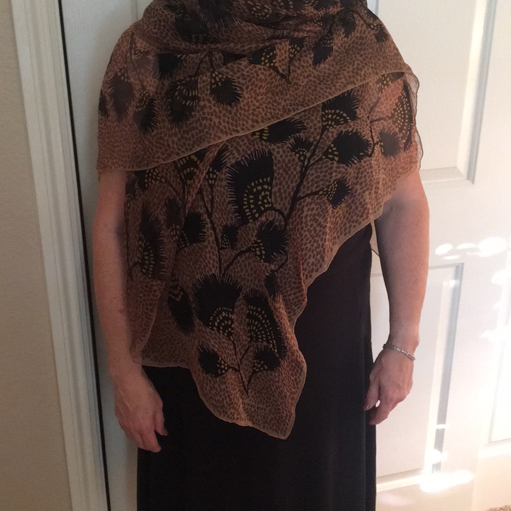 Burberry Chiffon Scarf